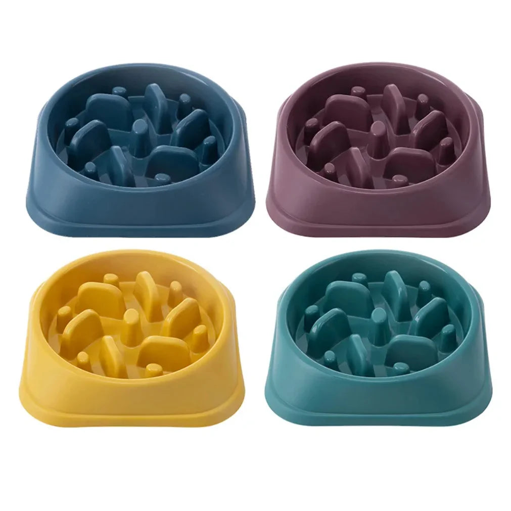 Slow Feeder Dog Bowl – Anti-Choke Puzzle Feeding Bowl