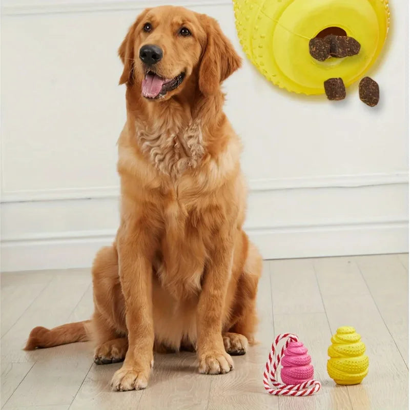 1pcs Durable Rubber Dog Chew Toy
