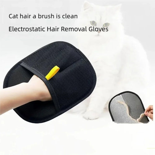 2-in-1 Pet Grooming & Hair Removal Gloves