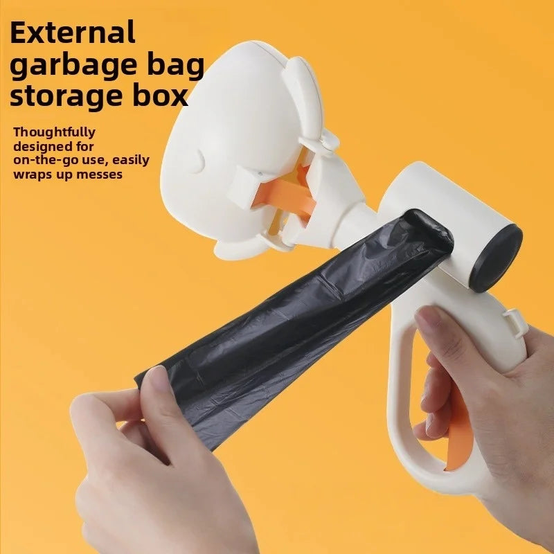 Portable Dog Pooper Scooper, Eco-Friendly Pet Waste Cleaner for Outdoor Walking, Dog Poop Pick-up Tool