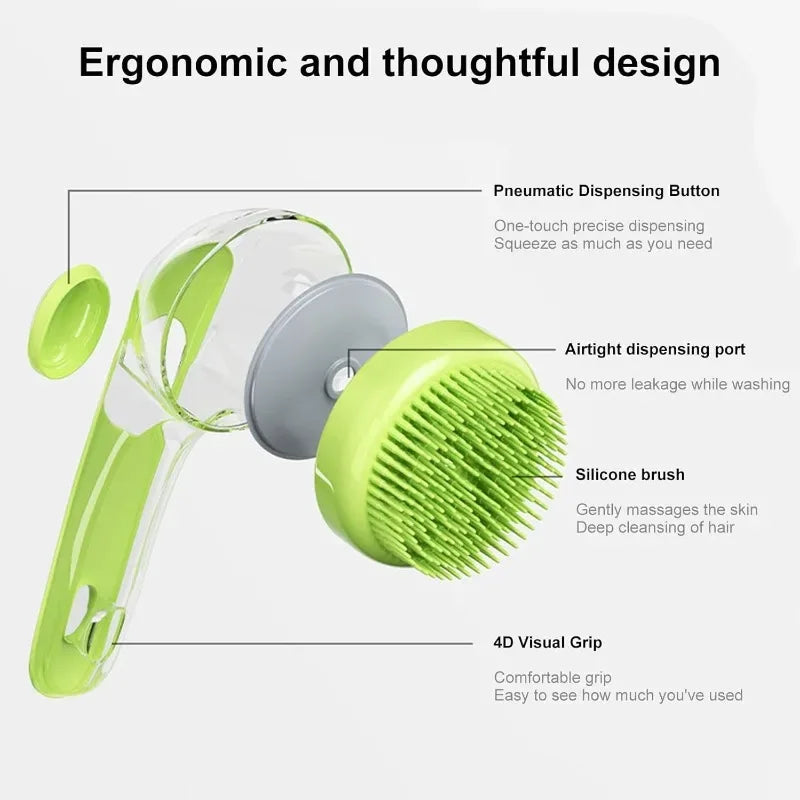 For Pet Bath Brush for Small Dogs & Cats: Specialized Dog Washing Tool, Massage Scrub Brush - Pet Bathing Essential