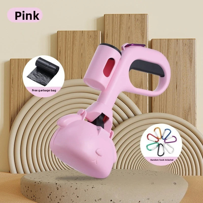 Portable Dog Pooper Scooper, Eco-Friendly Pet Waste Cleaner for Outdoor Walking, Dog Poop Pick-up Tool