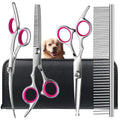 4PCS Pet Grooming Shears – Safe Stainless Steel Scissors