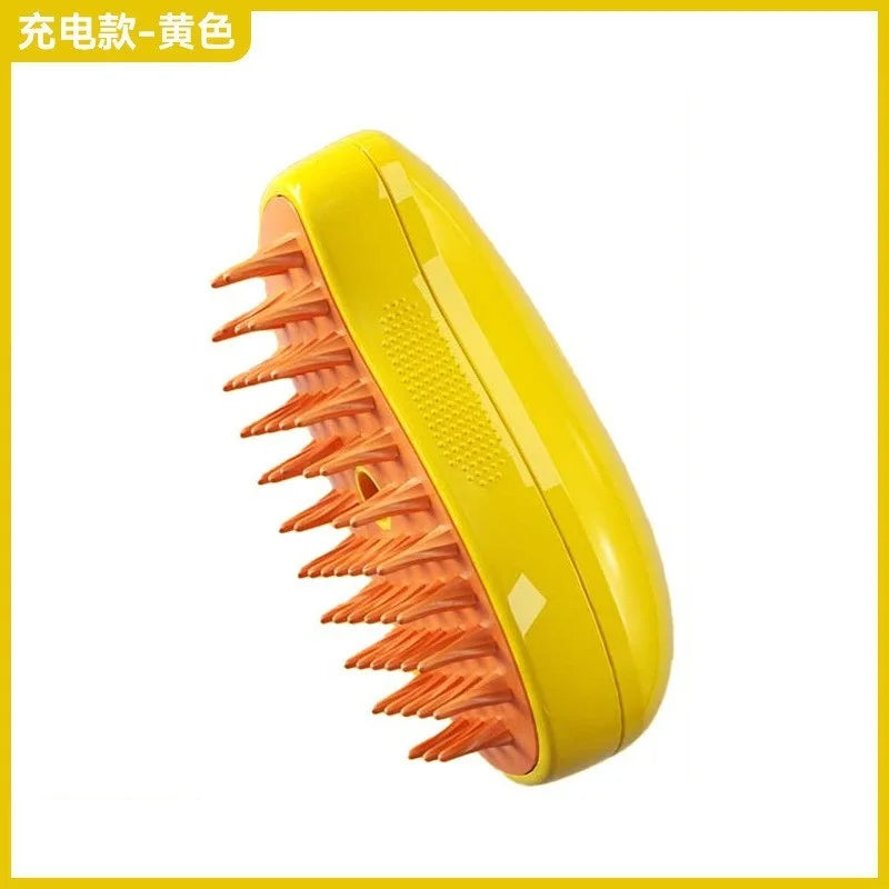 3-in-1 Electric Steamy Pet Grooming Brush for Cats and Dogs