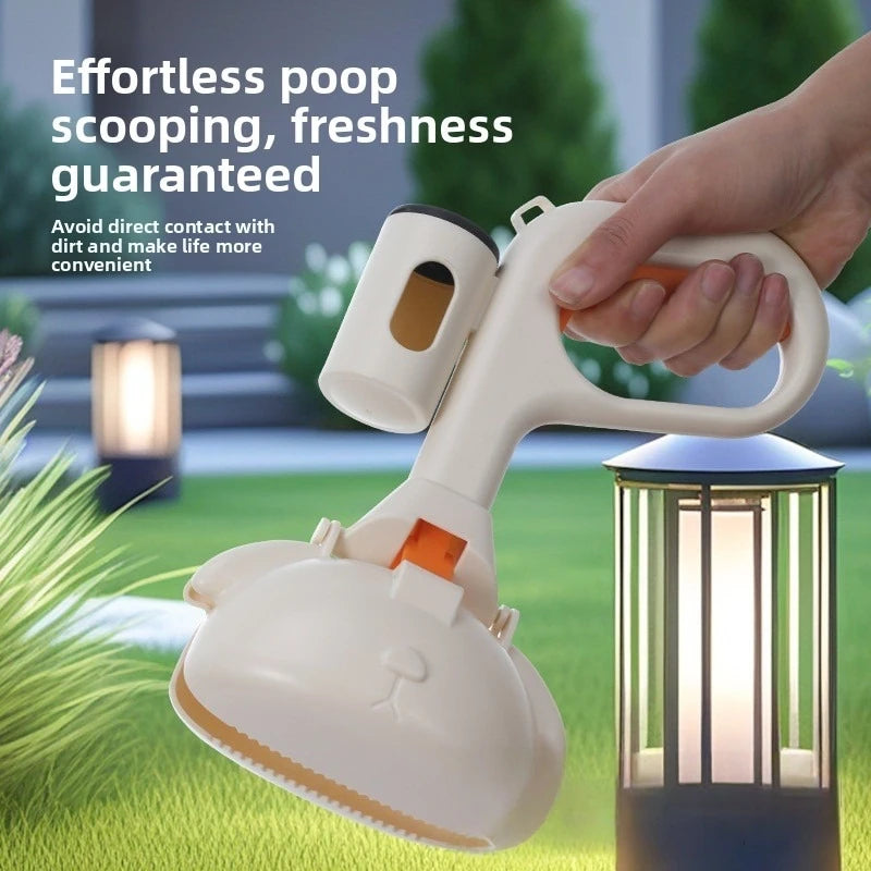Portable Dog Pooper Scooper, Eco-Friendly Pet Waste Cleaner for Outdoor Walking, Dog Poop Pick-up Tool