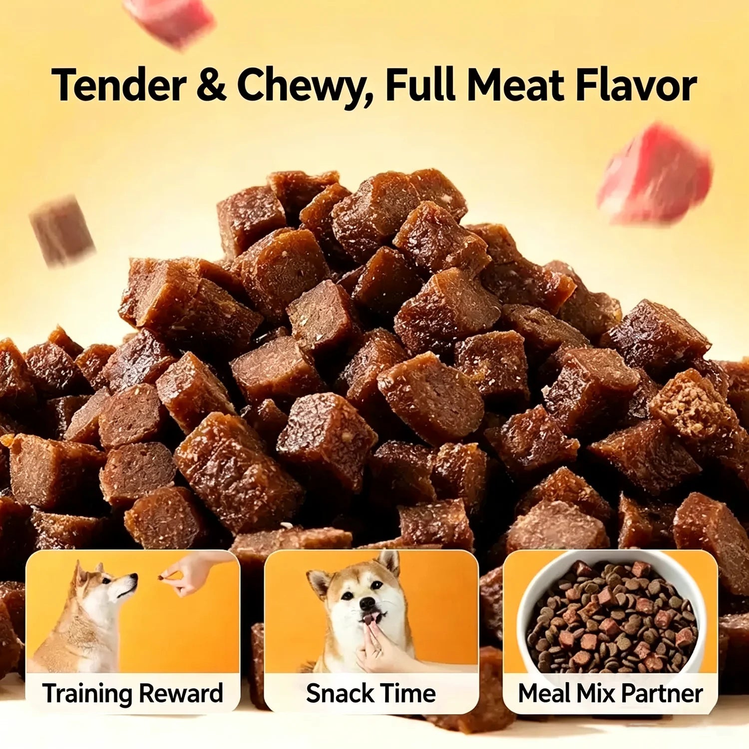 Premium Beef Jerky Dog and Cat Training Treats