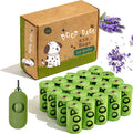 EPI Biodegradable Lavender Scented Leakproof Dog Poop Bags with Dispenser