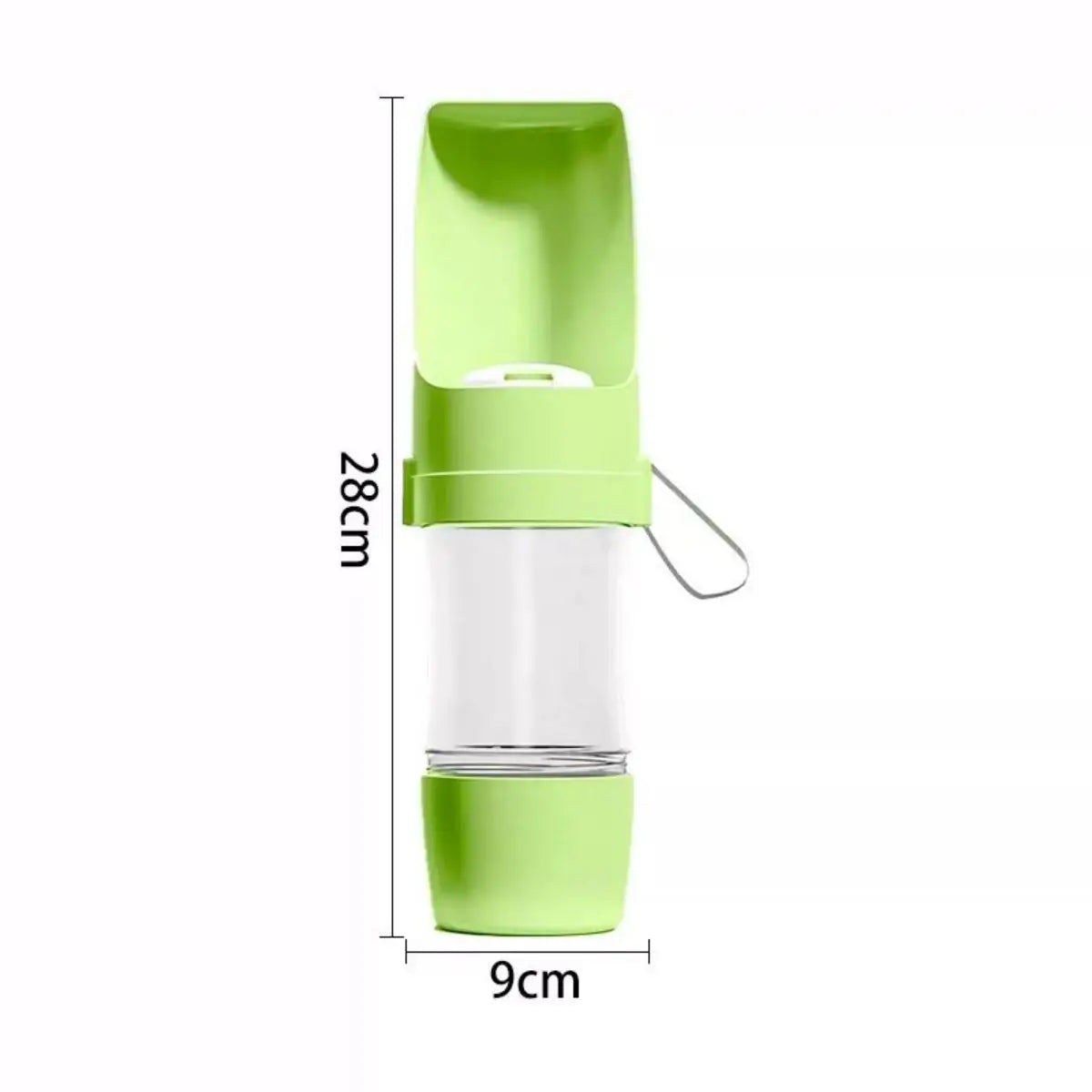Portable Dog Cat Water Bottle with Storage Food and Water Container