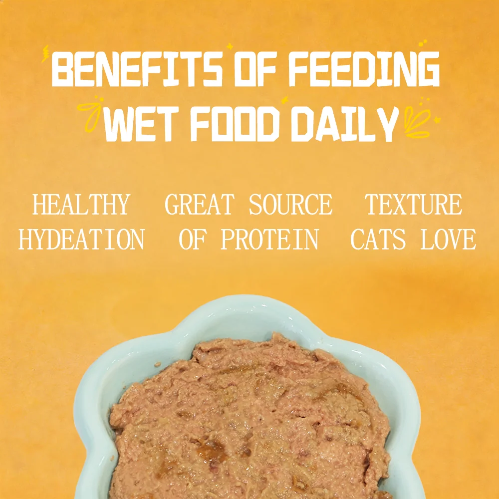 Tuna Beef Salmon Chicken Flaver Cat Food Cans  for Cat and Dog