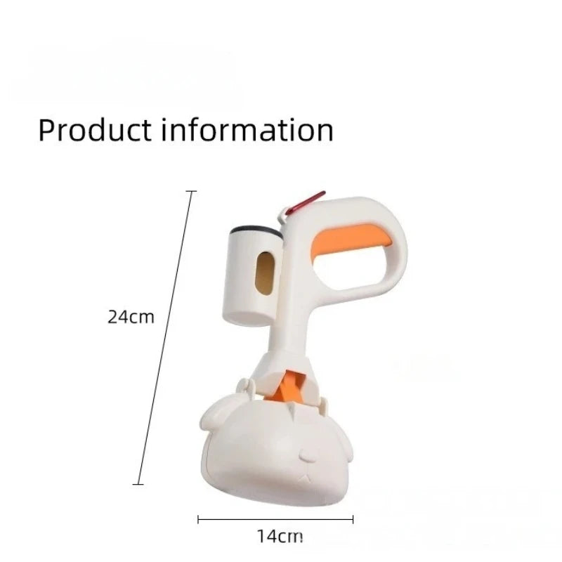 Portable Dog Pooper Scooper, Eco-Friendly Pet Waste Cleaner for Outdoor Walking, Dog Poop Pick-up Tool