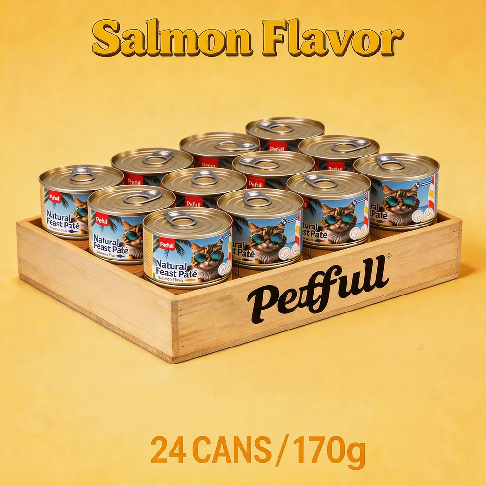 Tuna Beef Salmon Chicken Flaver Cat Food Cans  for Cat and Dog