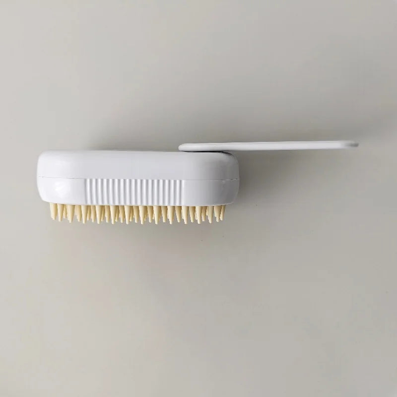 USB Rechargeable Pet Grooming and Massage Brush for Dogs and Cats