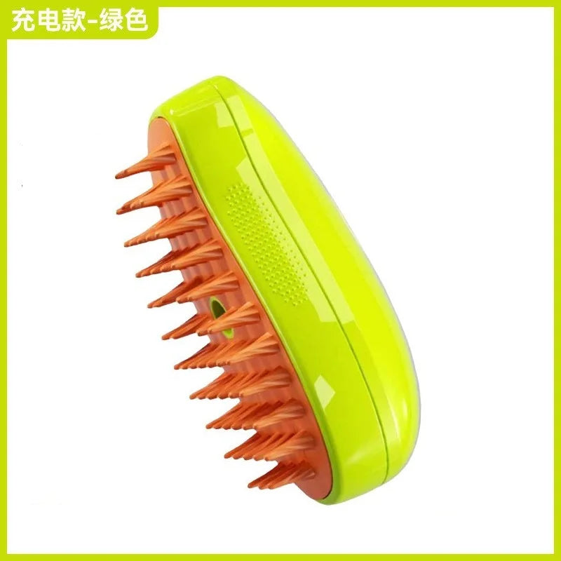 3-in-1 Electric Steamy Pet Grooming Brush for Cats and Dogs