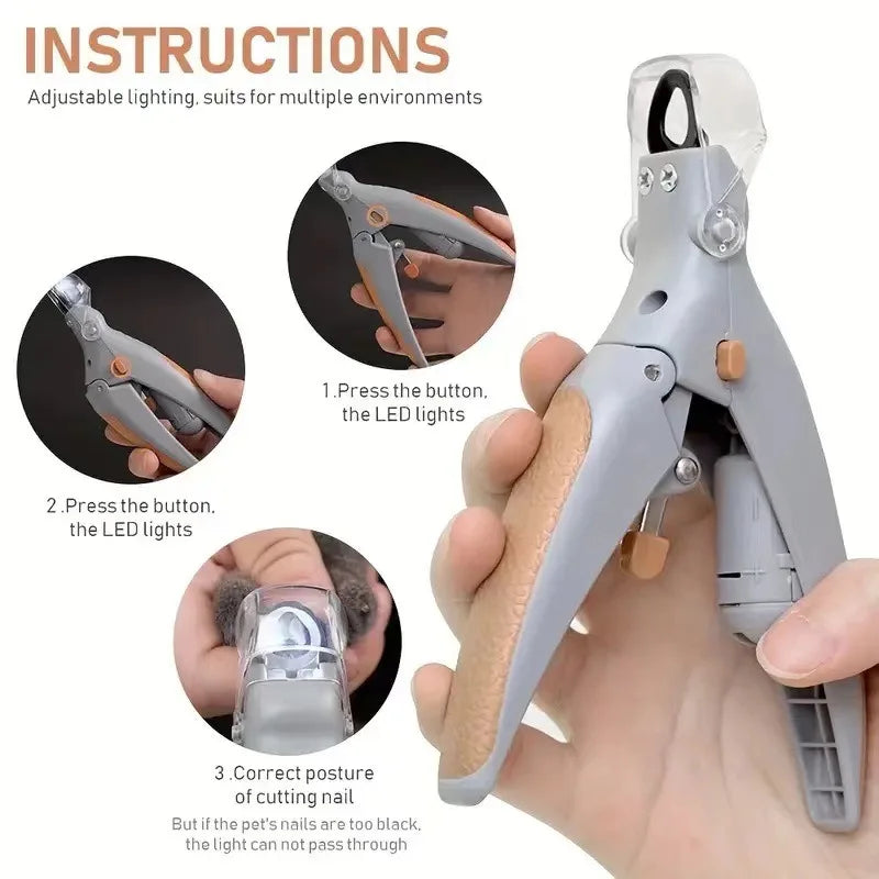 Dog Grooming Equipment Pet Nail Clipper & Trimmer for Dogs Cats - Safe Grinder Cutter Home Supplies Accessories