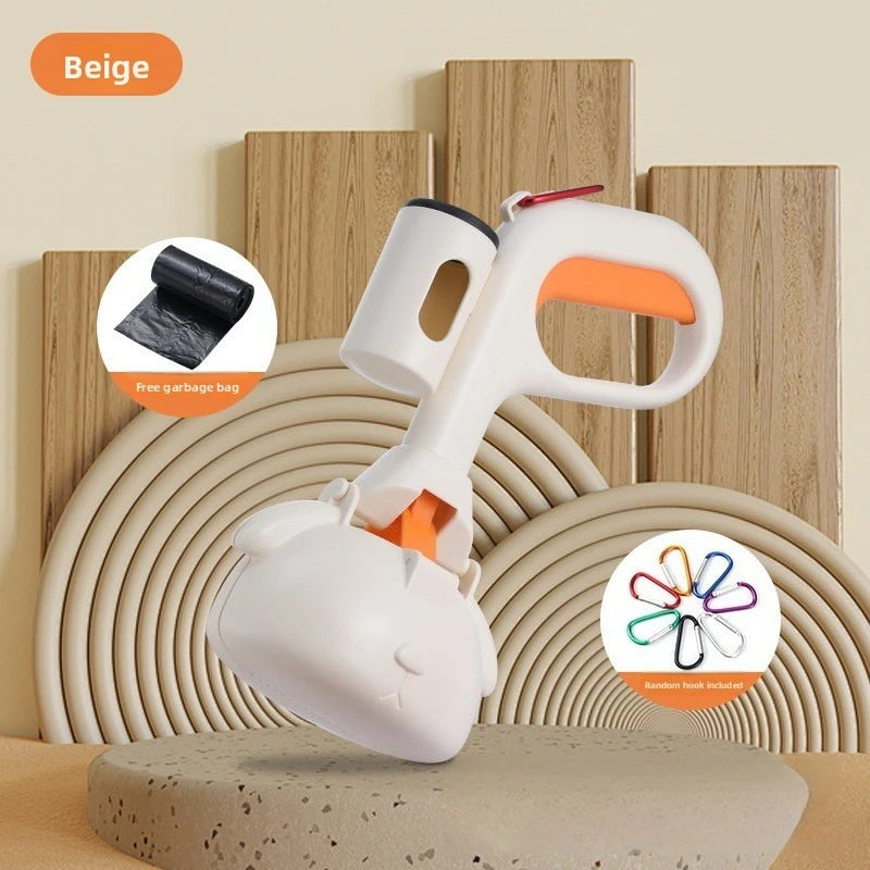 Portable Dog Pooper Scooper, Eco-Friendly Pet Waste Cleaner for Outdoor Walking, Dog Poop Pick-up Tool