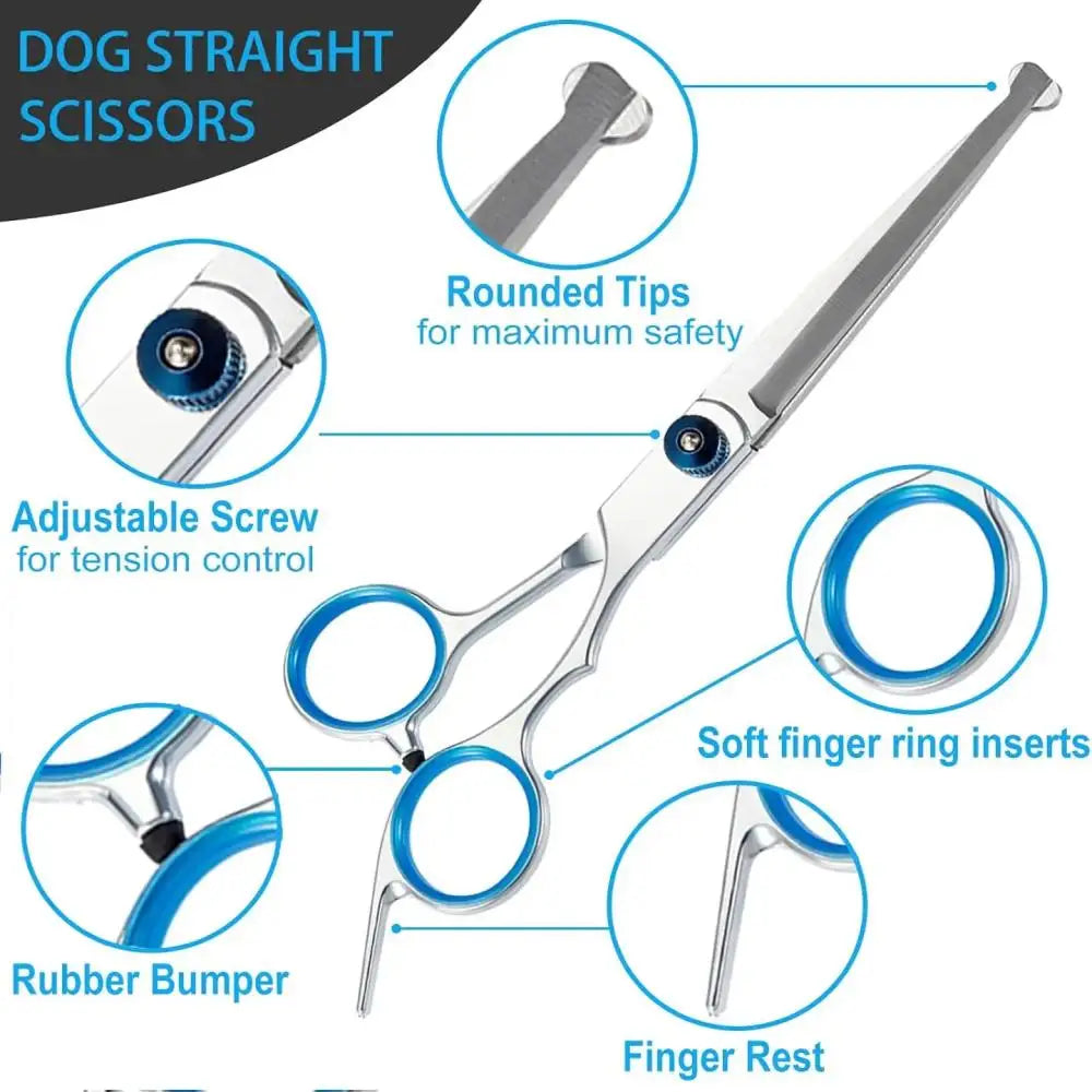 Pet Hair Trimming Scissors – Sharp & Safe Grooming Tool