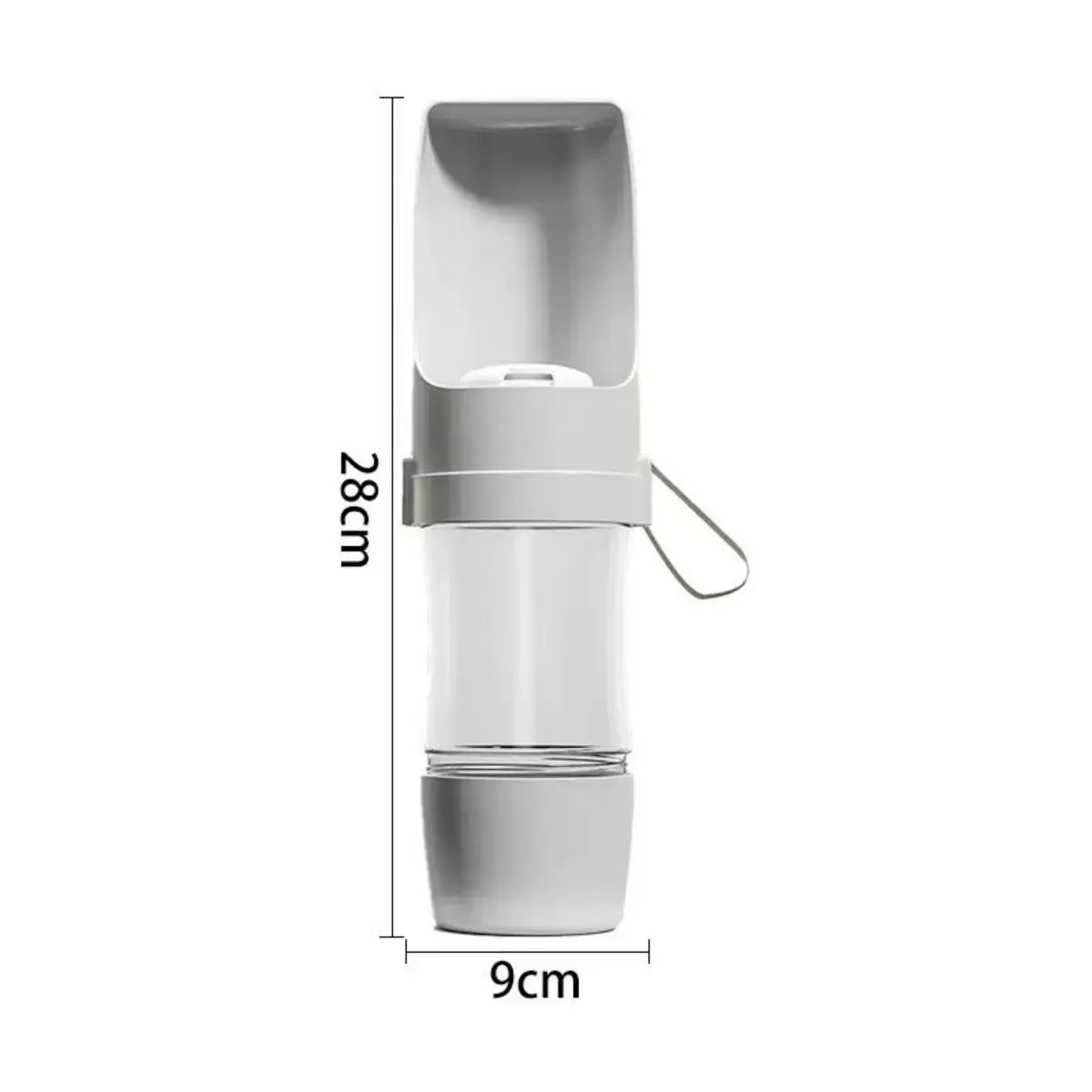 Portable Dog Cat Water Bottle with Storage Food and Water Container