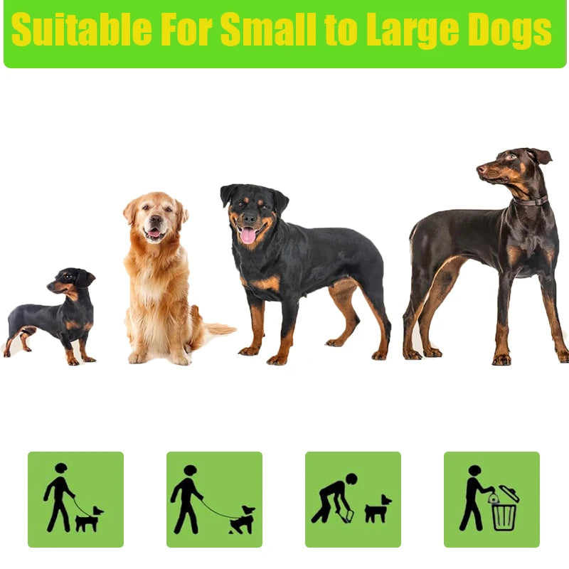 EPI Biodegradable Lavender Scented Leakproof Dog Poop Bags with Dispenser