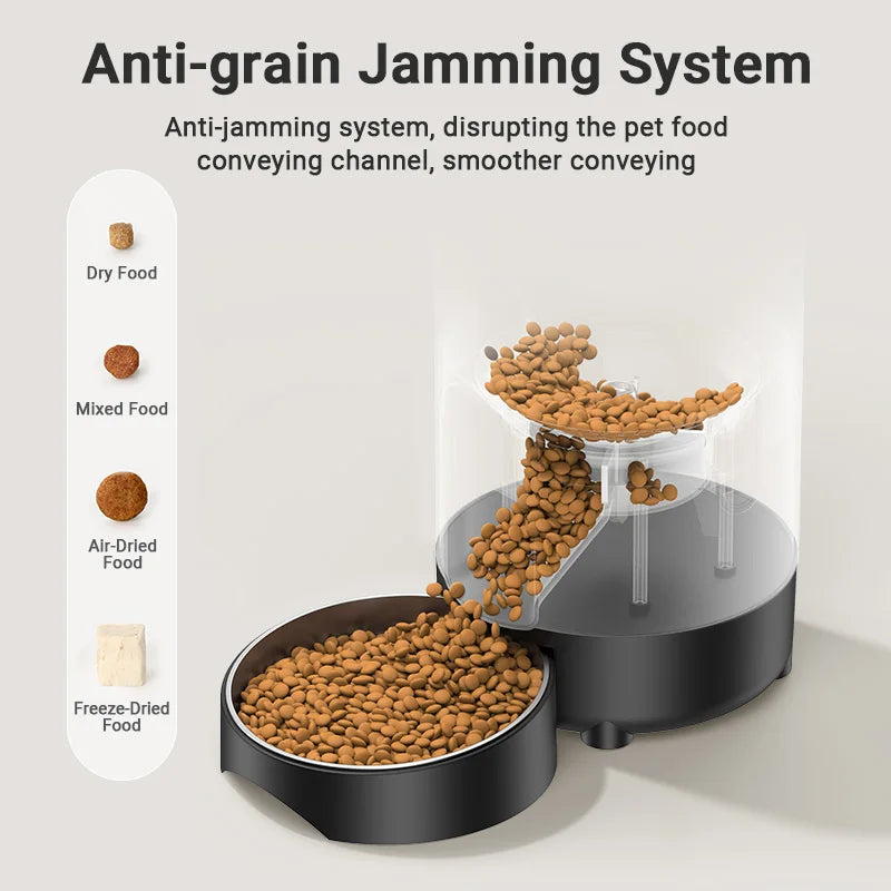 ROJECO 2L Automatic Pet Feeder with Button Control