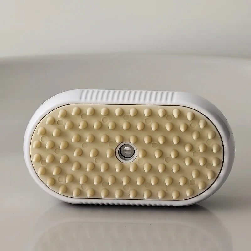 USB Rechargeable Pet Grooming and Massage Brush for Dogs and Cats